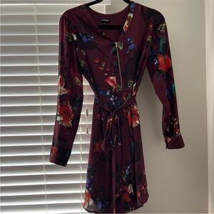 Express Floral Print Dress - Multicolor